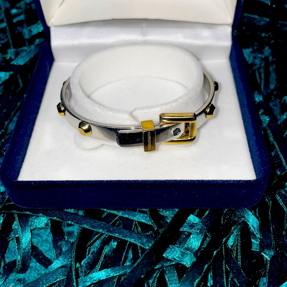 Michael Kors Gold & Silver Belt Buckle BraceletNWOT
